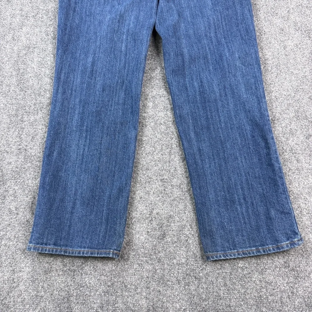 40 Grit Duluth Trading Mens Jeans 32x30 Relaxed Fit Straight Medium Wash Stretch